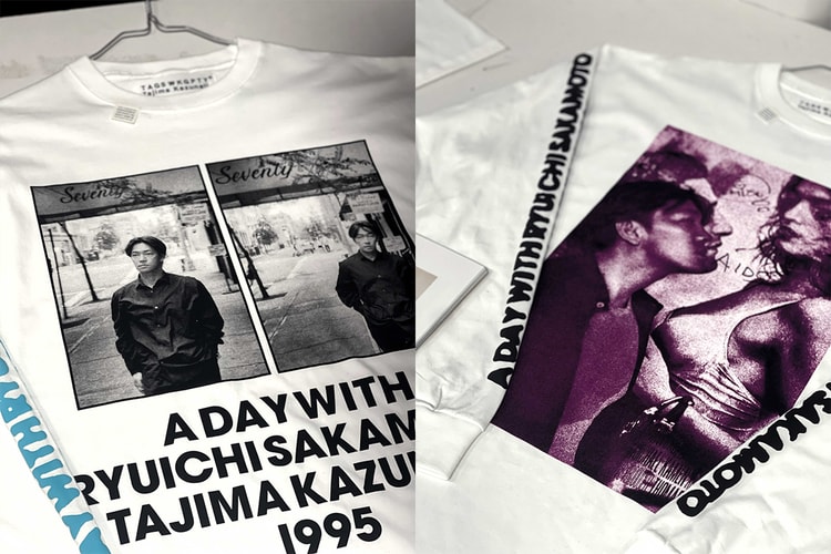 TAGS WKGPTY が田島一成撮影の坂本龍一をフィーチャーしたカプセルコレクションを発表