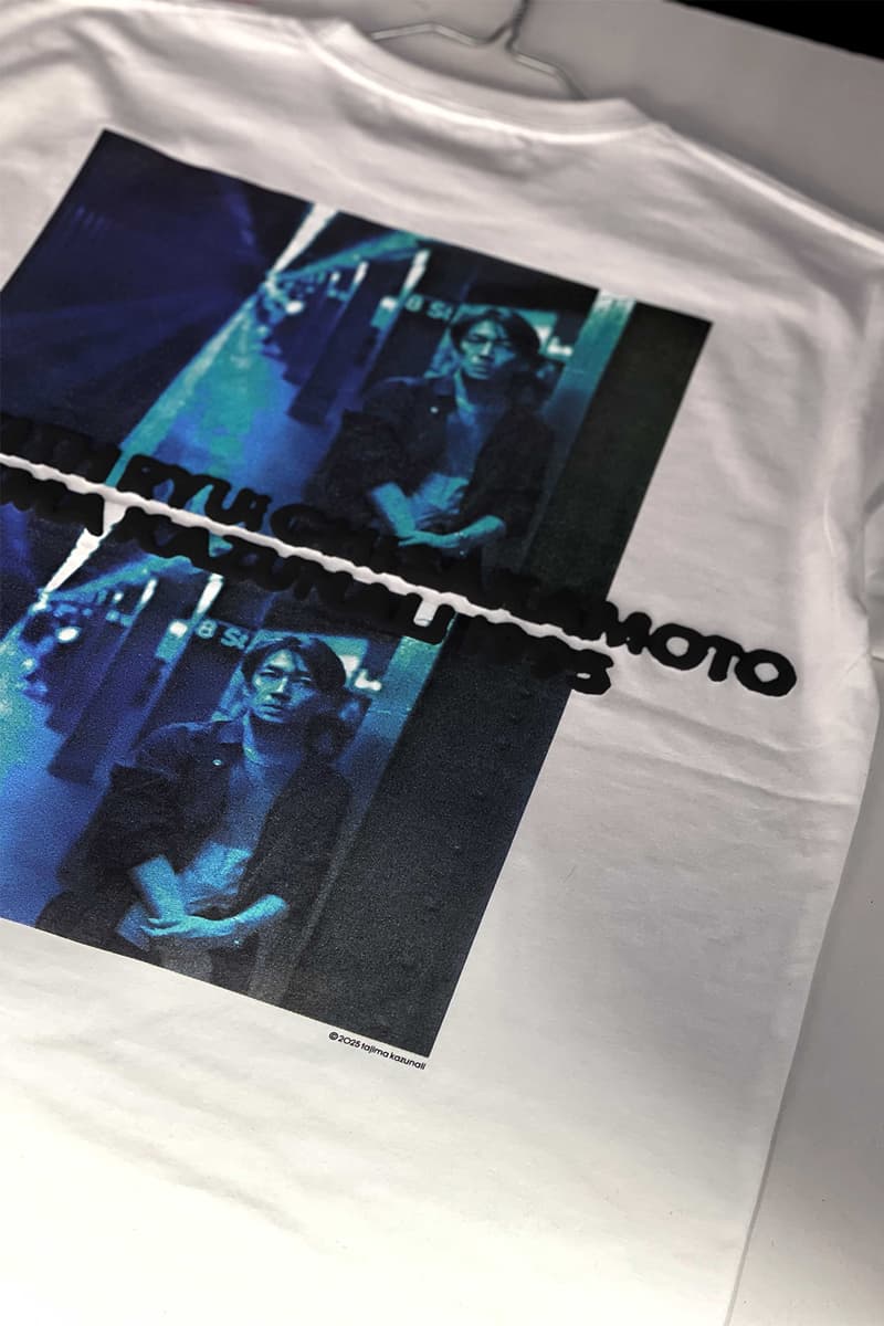 タグスワーキングパーティが田島一成の撮影した坂本龍一をフィーチャーしたカプセルコレクションを発表 TAGS WKGPTY Tajima Kazunali A DAY WITH RYUICHI SAKAMOTO