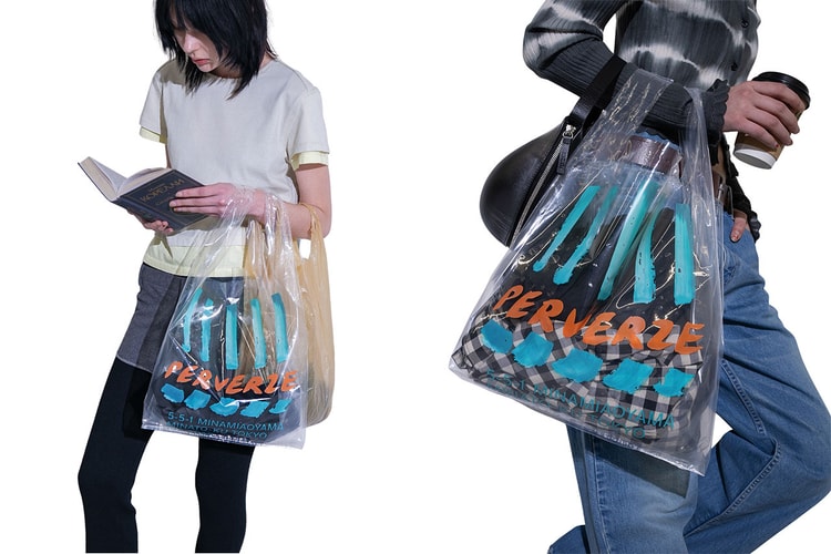 東京発の PERVERZE が山瀬まゆみデザインの新たなショッピングバッグを発表