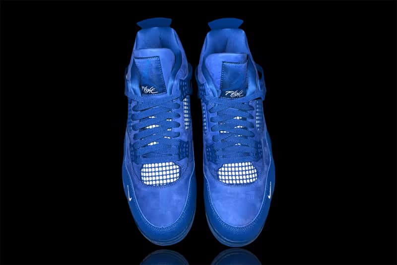 ナイジェル・シルベスター x エアジョーダン 4 に別カラー “Blue” の存在が浮上 Nigel Sylvester x Air Jordan 4 first look