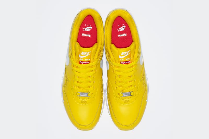 シュプリーム x ナイキ エアマックス 1 の発売情報が解禁 Supreme x Nike Air Max 1 spring 2025 release info