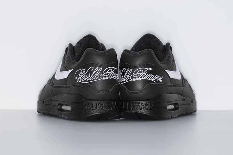 シュプリーム x ナイキ エアマックス 1 の発売情報が解禁 Supreme x Nike Air Max 1 spring 2025 release info