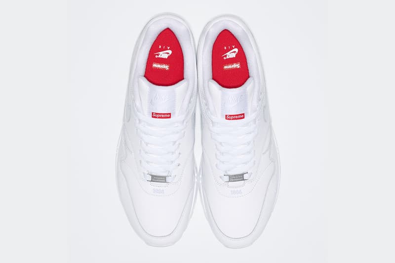 シュプリーム x ナイキ エアマックス 1 の発売情報が解禁 Supreme x Nike Air Max 1 spring 2025 release info