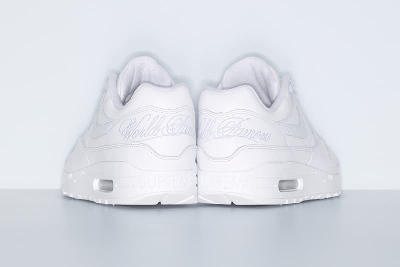 シュプリーム x ナイキ エアマックス 1 の発売情報が解禁 Supreme x Nike Air Max 1 spring 2025 release info