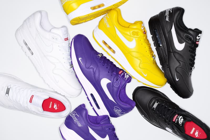 シュプリーム x ナイキ エアマックス 1 の発売情報が解禁 Supreme x Nike Air Max 1 spring 2025 release info