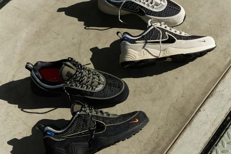 アンディフィーテッド x ナイキ エア ズーム スピリドンに2つの新色がスタンバイ UNDEFEATED x Nike Air Zoom Spiridon Black and Phantom release soon