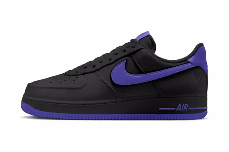 コービー・ブライアント x ナイキ エアフォース 1 ローに新色 ペルシアンバイオレット が登場か Kobe Bryant x Nike Air Force 1 Low "Persian Violet" Rumored to Release Persian Violet/Black II7062-500 black mamba swoosh