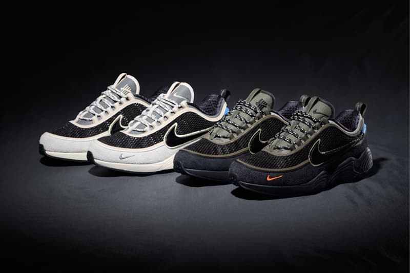 アンディフィーテッド x ナイキ エア ズーム スピリドン 新色2種が国内発売決定 UNDEFEATED x Nike Air Zoom Spiridon Cargo Khaki’ and ‘Phantom release info