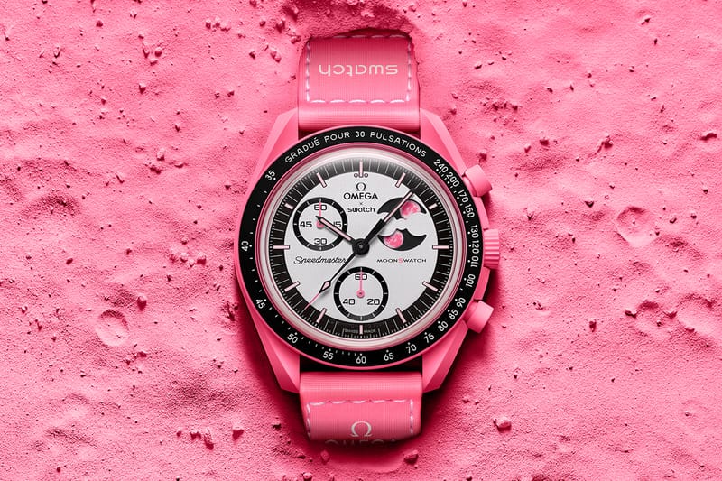 OMEGA x Swatch から“ピンクムーン”を祝福する限定モデル MISSION TO THE PINK MOONPHASE が登場