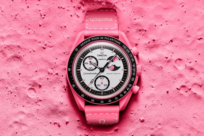 オメガ x スウォッチから“ピンクムーン”を祝福する限定ムーンスウォッチが登場 OMEGA x Swatch MISSION TO THE PINK MOONPHASE release info