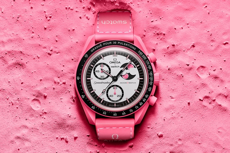 オメガ x スウォッチから“ピンクムーン”を祝福する限定ムーンスウォッチが登場 OMEGA x Swatch MISSION TO THE PINK MOONPHASE release info