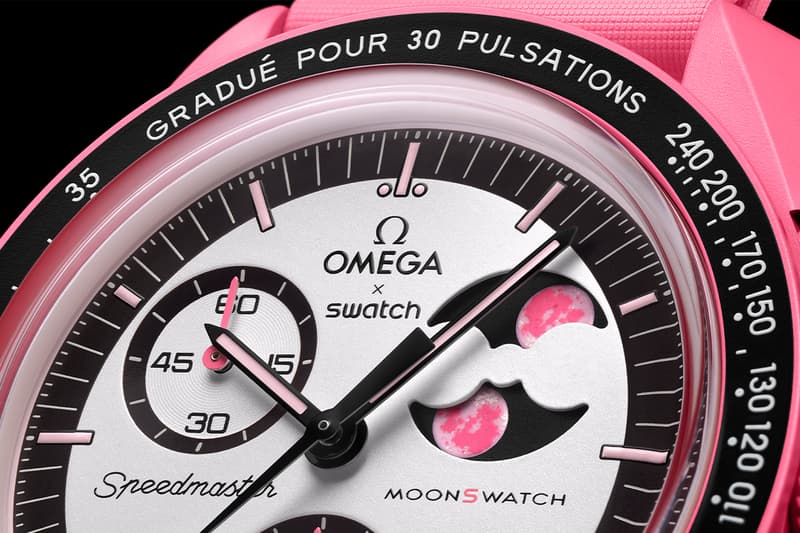 オメガ x スウォッチから“ピンクムーン”を祝福する限定ムーンスウォッチが登場 OMEGA x Swatch MISSION TO THE PINK MOONPHASE release info