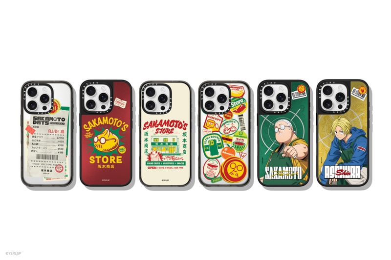 ケースティファイが『SAKAMOTO DAYS』とコラボレーション casetify sakamoto days collaboration release info
