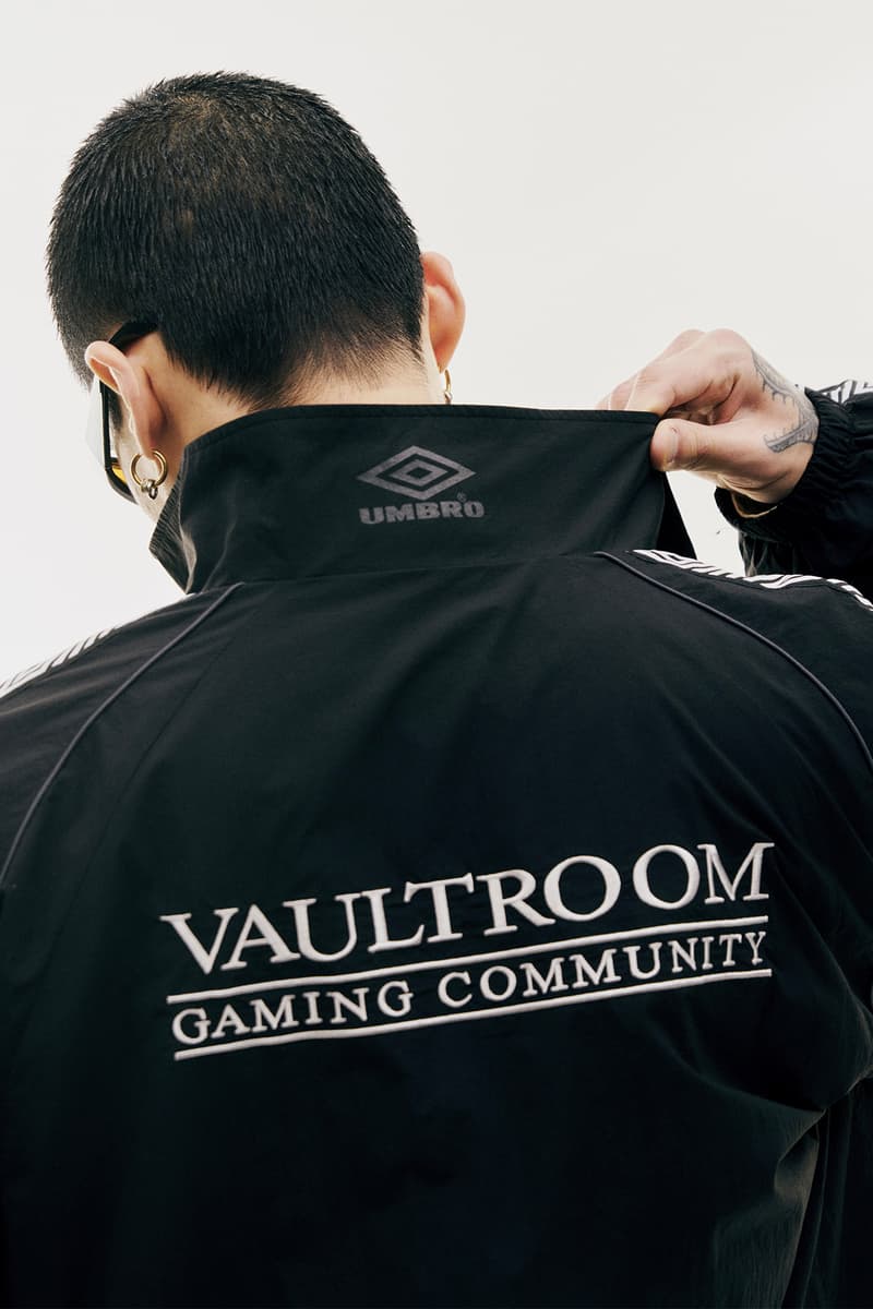 ゲーミングコミュニティ ボルトルームがアンブロ コラボアイテムを発表 vaultroom UMBRO collaboration items release info