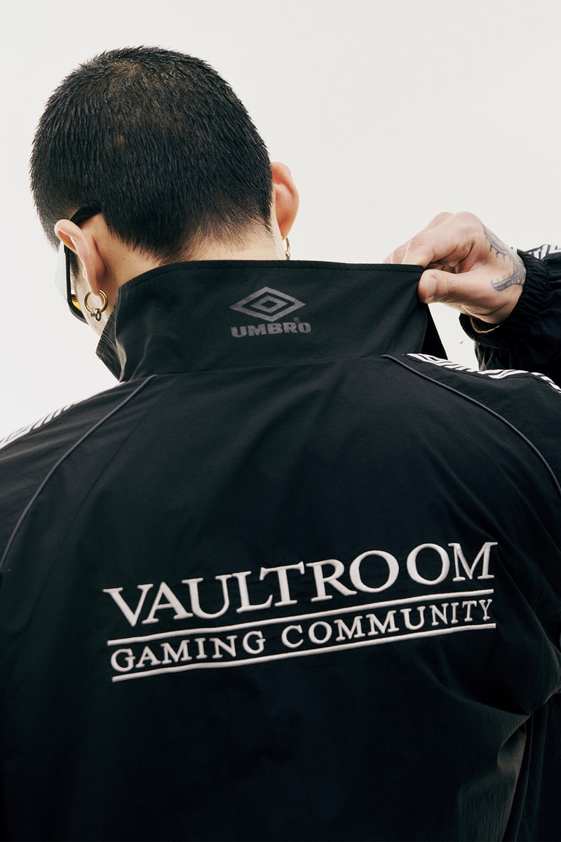 ゲーミングコミュニティ ボルトルームがアンブロ コラボアイテムを発表 vaultroom UMBRO collaboration items release info