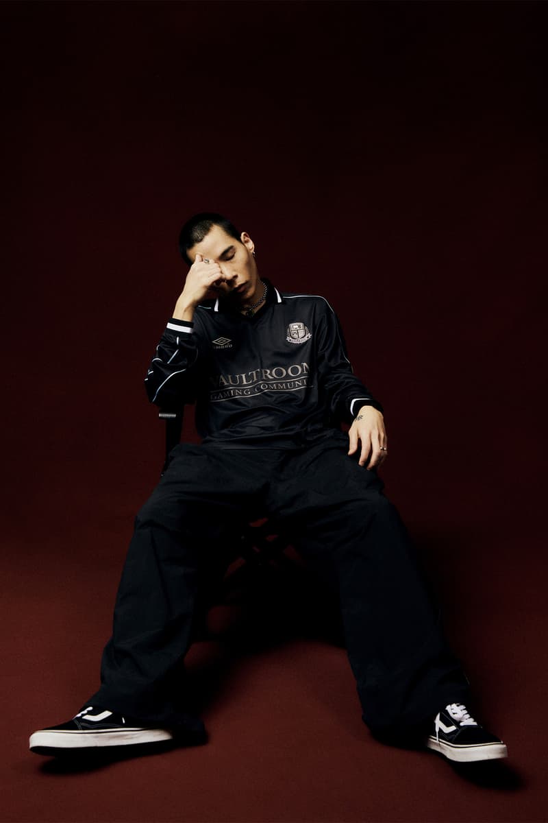 ゲーミングコミュニティ ボルトルームがアンブロ コラボアイテムを発表 vaultroom UMBRO collaboration items release info