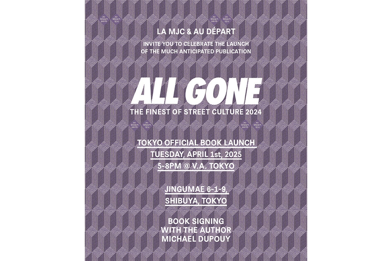ストリートカルチャーのバイブル『オール ゴーン 2024』のブックサイニングイベントが V.A. で開催 ALL GONE 2024 BOOK SIGNING EVENT Michael Dupouy