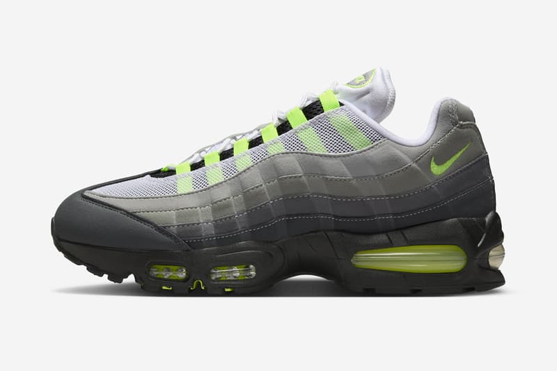 2025年版 ナイキ エアマックス 95 OG “ネオン” の公式ビジュアルをチェック Nike Air Max 95 OG Big Bubble neon official images