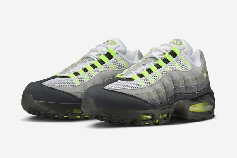2025年版 ナイキ エアマックス 95 OG “ネオン” の公式ビジュアルをチェック Nike Air Max 95 OG Big Bubble neon official images