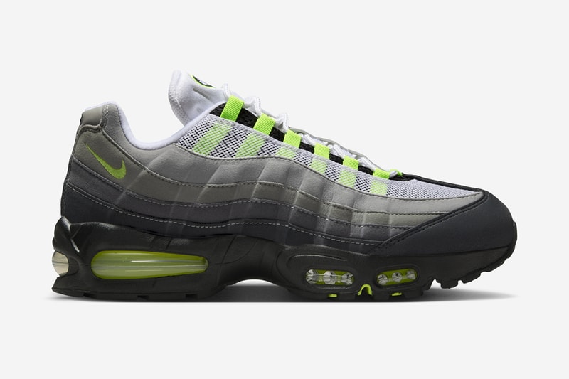 2025年版 ナイキ エアマックス 95 OG “ネオン” の公式ビジュアルをチェック Nike Air Max 95 OG Big Bubble neon official images
