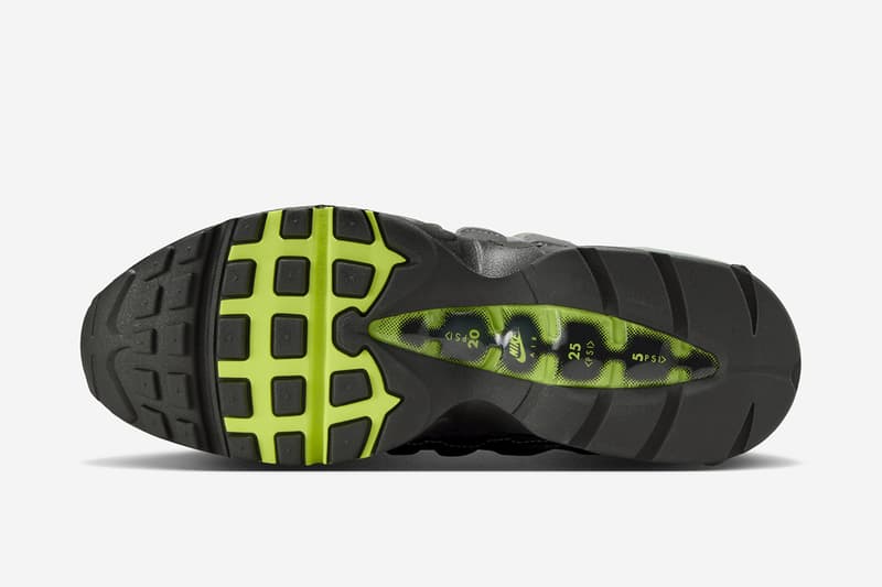 2025年版 ナイキ エアマックス 95 OG “ネオン” の公式ビジュアルをチェック Nike Air Max 95 OG Big Bubble neon official images