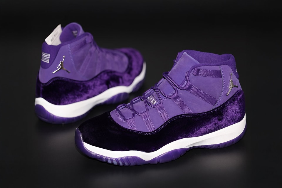 Purple Velvet Purple Rain Jordans Purple Michael Jordan Xi Black