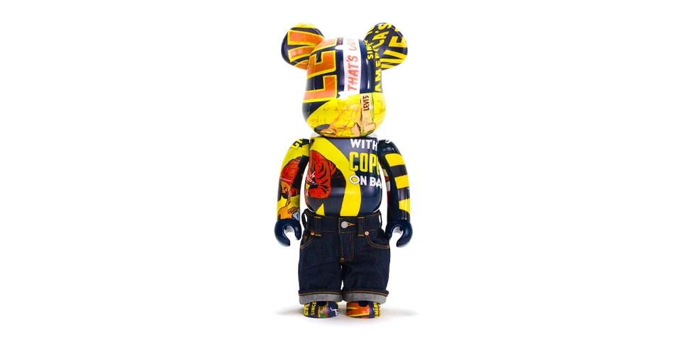 リーバイスがヴィンテージ広告をプリントしたコラボベアブリックを発売 