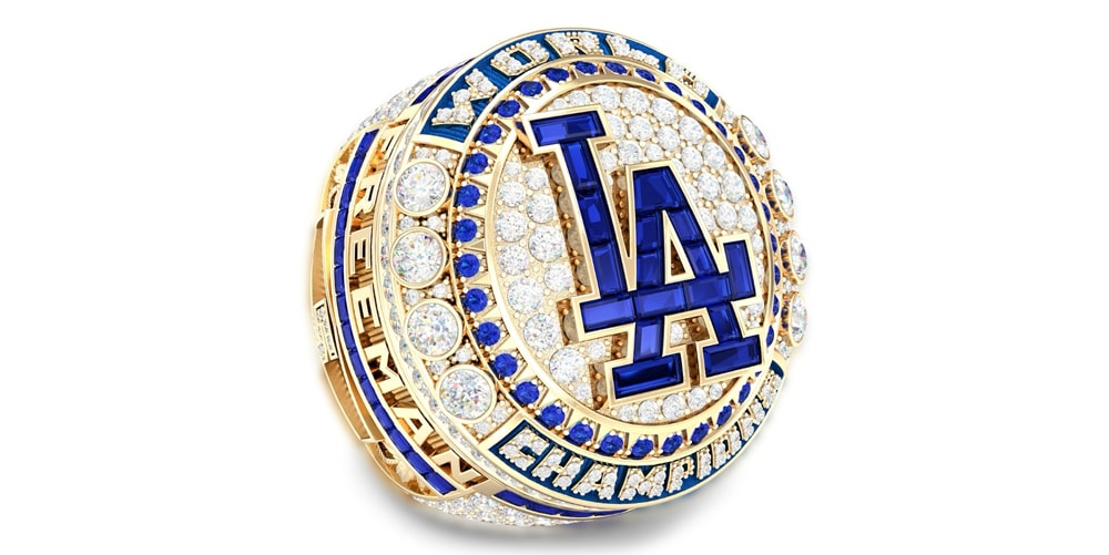 ロサンゼルス・ドジャースに贈られたMLBワールドシリーズの