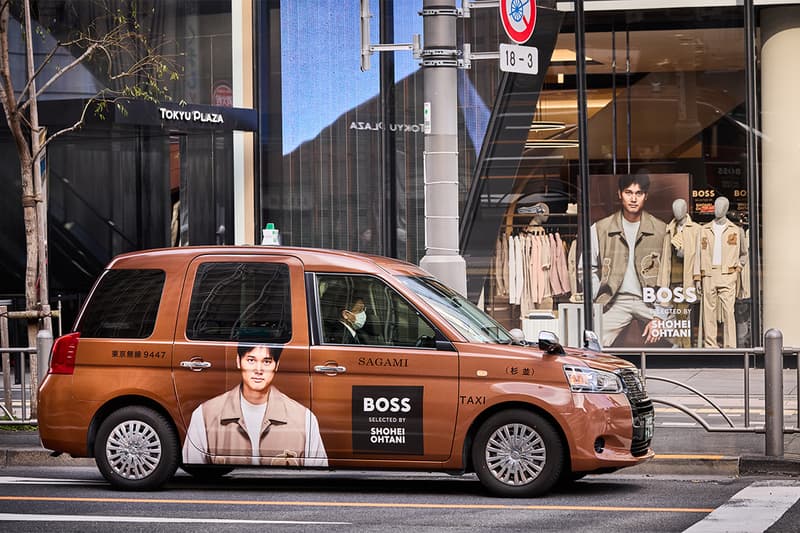 大谷翔平のビジュアルラッピングタクシーが全10台限定で走行 shohei otani rapping taxi release info