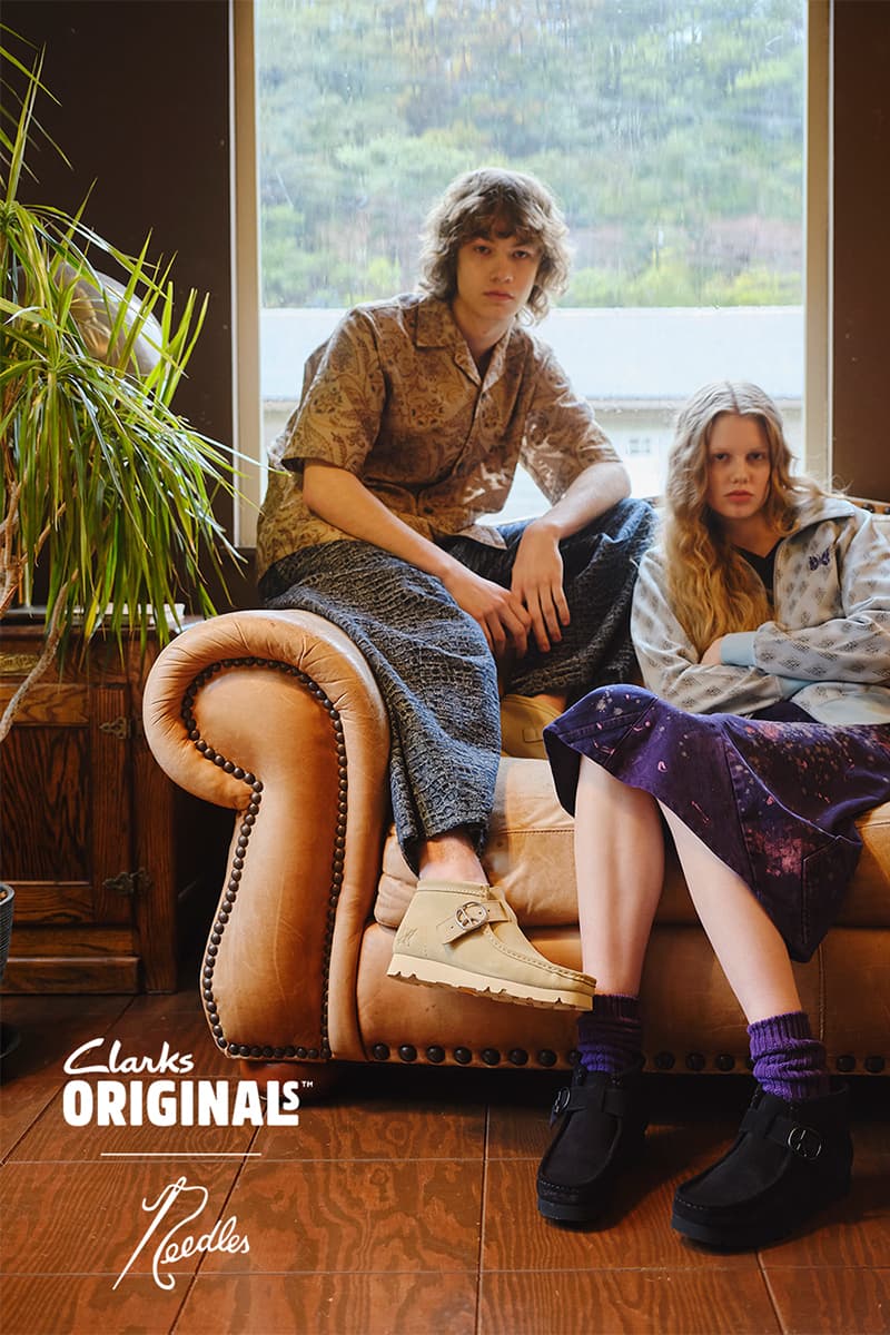 ニードルズがクラークスとの初となるコラボレーションを発表 needles clarks originals collaboration release info