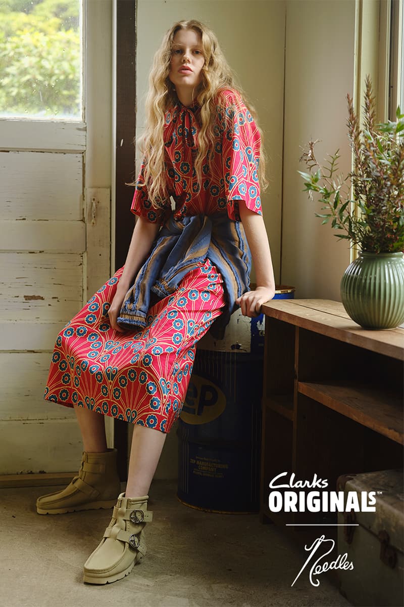 ニードルズがクラークスとの初となるコラボレーションを発表 needles clarks originals collaboration release info