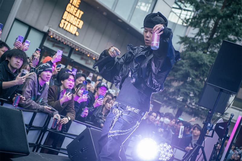 JP THE WAVY がライブを披露したモンスター ウルトラファンタジールビーレッドの発売イベントに潜入 jp the wavy monster energy ultra fantagy rubyred release info