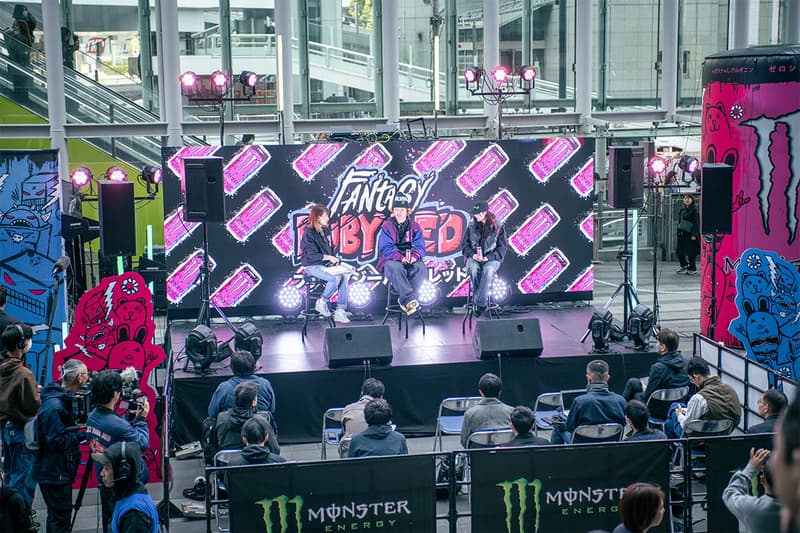 JP THE WAVY がライブを披露したモンスター ウルトラファンタジールビーレッドの発売イベントに潜入 jp the wavy monster energy ultra fantagy rubyred release info