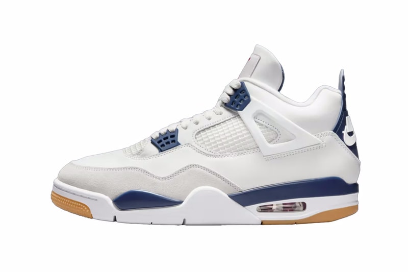 ナイキ SB x エアジョーダン 4 “ネイビー” の国内発売情報が解禁 Nike SB x Air Jordan 4 "Navy" release info