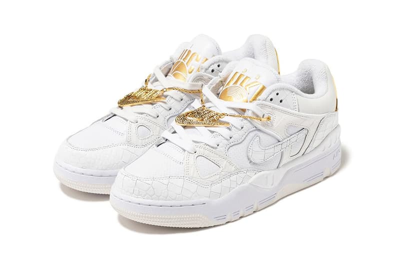 二ゴー x ナイキの新作 エアフォース 3 ローの国内発売情報が解禁 Official Preview of NIGO's Blinged-Out Nike Air Force 3 "Black Croc"