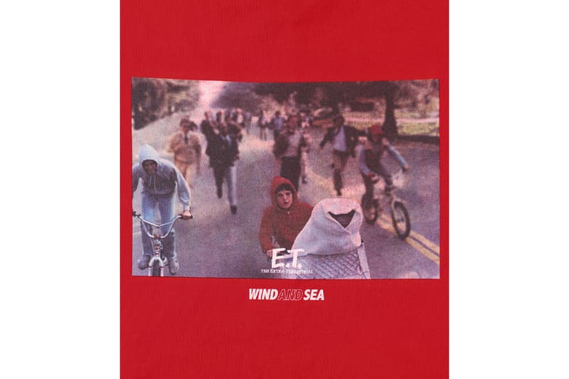 ウィンダンシーが映画『E.T.』との初のコラボコレクションを展開 wind and sea e t collaboration release info