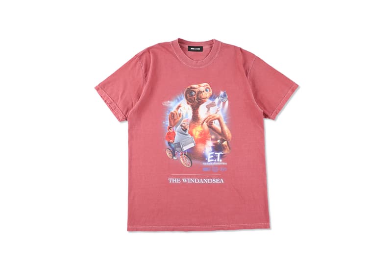 ウィンダンシーが映画『E.T.』との初のコラボコレクションを展開 wind and sea e t collaboration release info