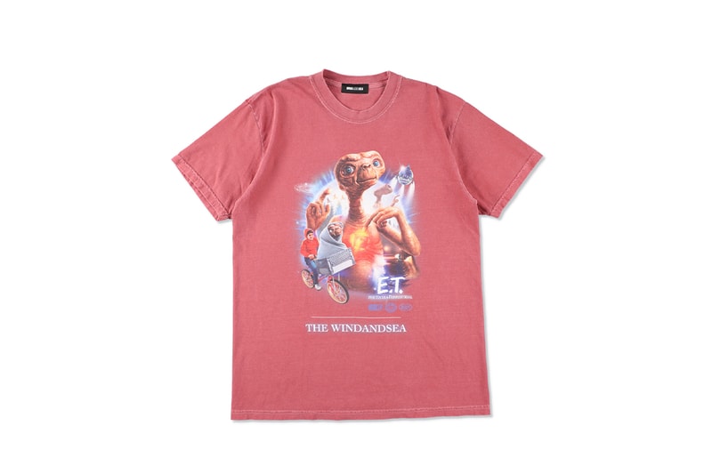ウィンダンシーが映画『E.T.』との初のコラボコレクションを展開 wind and sea e t collaboration release info
