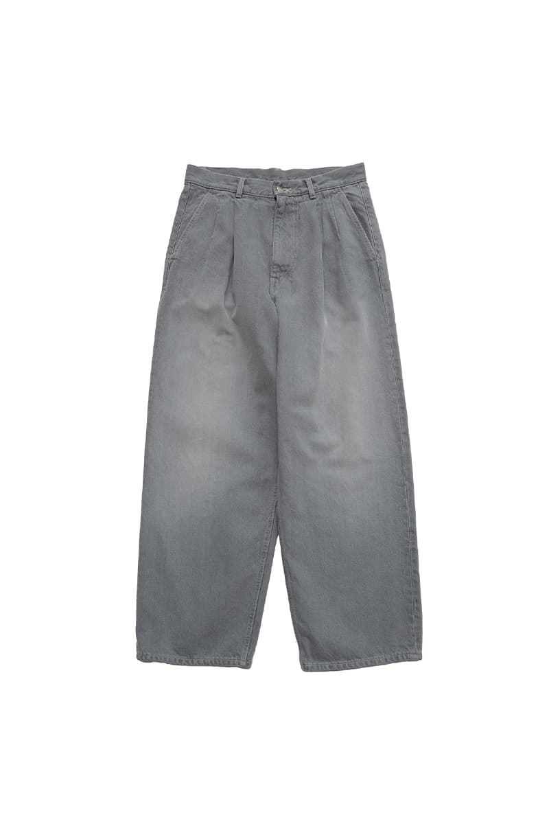 グラフペーパーの定番デニムに限定色であるグレーが登場 graphpaper limited grey release info