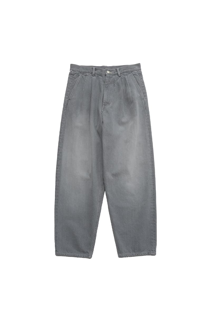 グラフペーパーの定番デニムに限定色であるグレーが登場 graphpaper limited grey release info