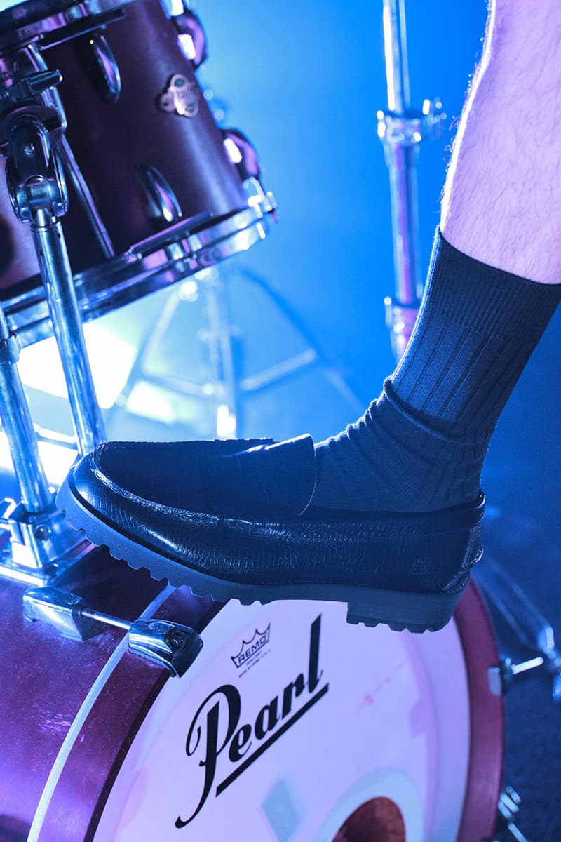 ケンフォードファインシューズが新作を発売 The Kenford Fineshoes “Black Crocodile Combi Tank Sole Loafers” release info