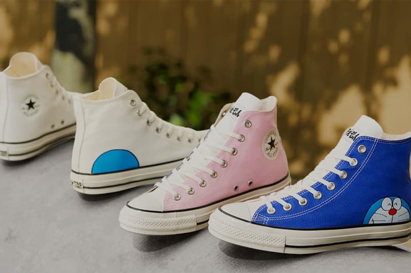 コンバースから『ドラえもん』デザインの新作シューズが登場  converse doraemon collaboration release info