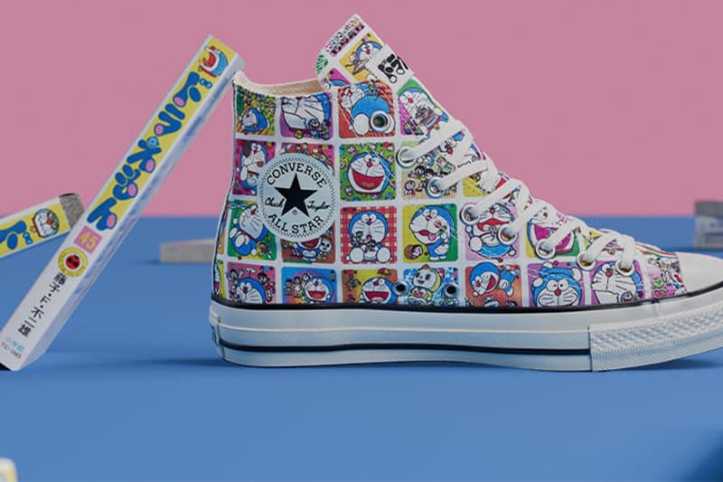 コンバースから『ドラえもん』デザインの新作シューズが登場  converse doraemon collaboration release info