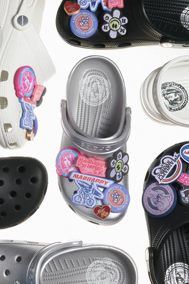 マッドハッピーがヒステリックグラマーおよびクロックスとのコラボレーションを発表 madhappy hysteric glamour crocs collb item release info