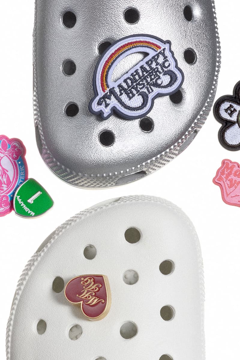 マッドハッピーがヒステリックグラマーおよびクロックスとのコラボレーションを発表 madhappy hysteric glamour crocs collb item release info