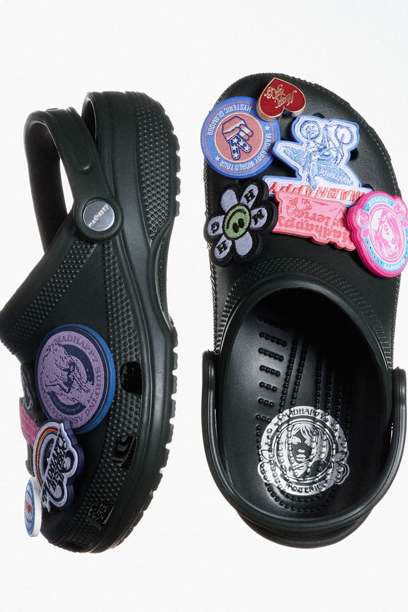 マッドハッピーがヒステリックグラマーおよびクロックスとのコラボレーションを発表 madhappy hysteric glamour crocs collb item release info
