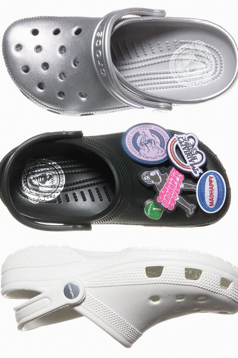 マッドハッピーがヒステリックグラマーおよびクロックスとのコラボレーションを発表 madhappy hysteric glamour crocs collb item release info