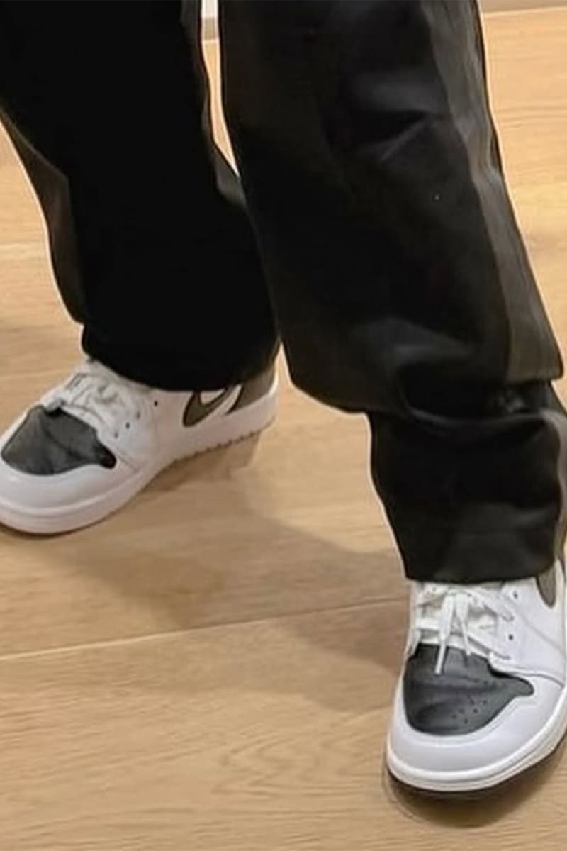 藤原ヒロシがフラグメントxユニオン LA x エアジョーダン 1 ハイの初見カラーを着用 hiroshi fujiwara fragment design, Union LA, and Jordan Brand to Release Second Air Jordan 1 Colorway Black/White in 2026