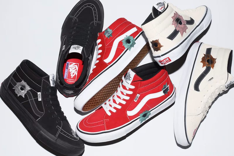 Supreme x ネイト・ロウマン x Vans Skate Grosso Mid が日本限定発売