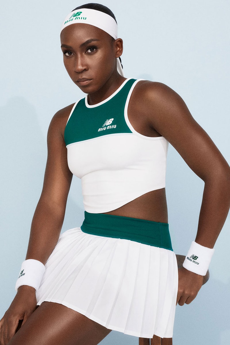 ニューバランスxミュウ ミュウがココ・ガウフを称えたスペシャルコラボレーションを発表 new balance x miu miu with coco gauff release info
